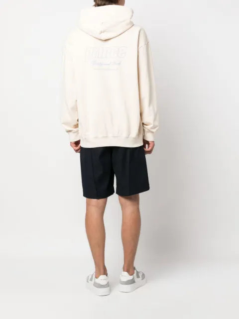 Sporty & Rich logo-print cotton hoodie