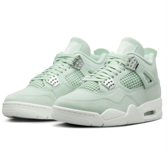 (WMNS) Air Jordan 4 Retro 'Seafoam Sail' HV0823-003 119