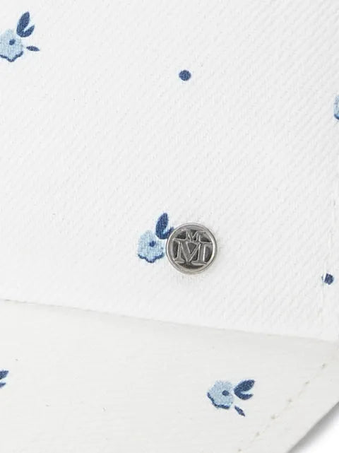 Maison Michel Tiger floral-print baseball cap