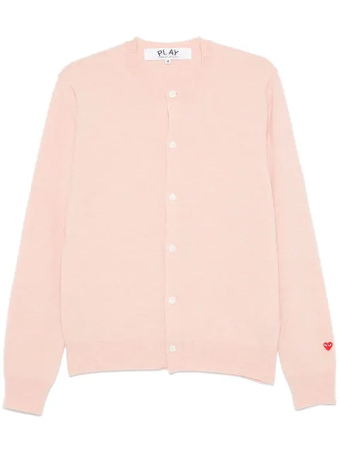 Comme Des Garçons Play Red Heart cardigan