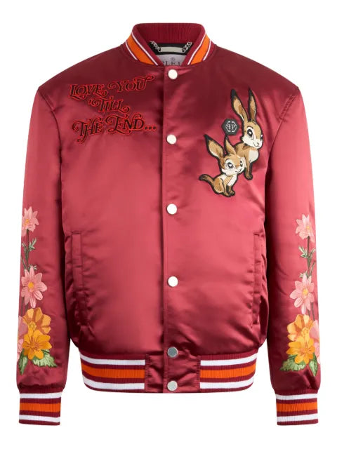 Philipp Plein Fairy embroidery bomber jacket