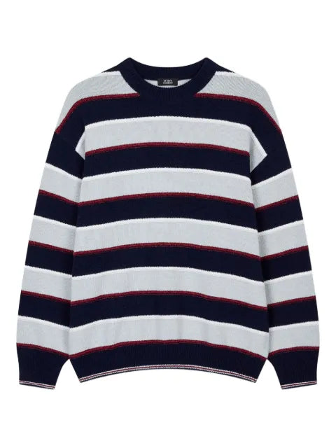 TOMBOY multi-stripes wool-blend sweater
