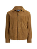 Polo Ralph Lauren buttoned suede jacket