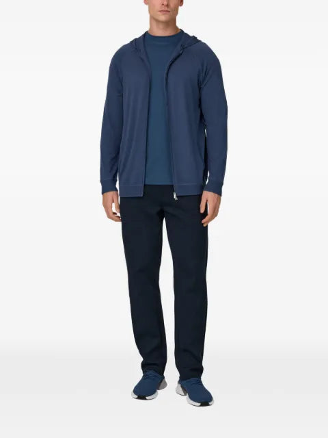 Boggi Milano full-zip hooded sweater