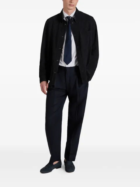 slowear suede overshirt