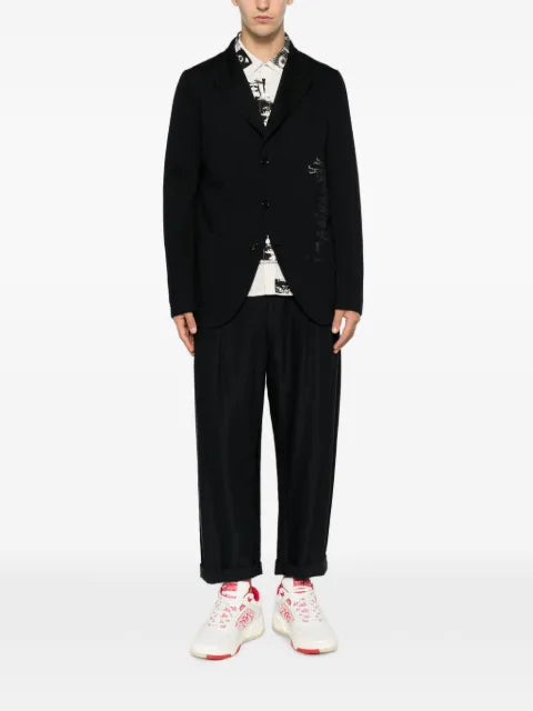 Comme Des Garçons Shirt graphic-print blazer