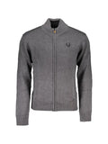 Gian Marco Venturi Vintage elbow-patch zip-up sweater