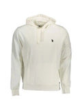 U.S. POLO ASSN. logo-embroidered drawstring hoodie