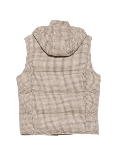Eleventy check-pattern gilet