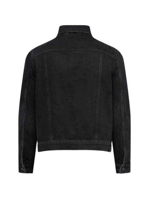 032c Down to Earth boxy embroidered denim jacket