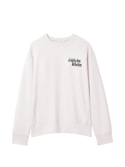 Calvin Klein logo-print crew-neck sweater