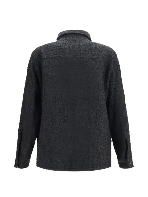 Balmain flap-pocket shirt jacket