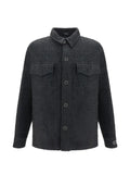 Balmain flap-pocket shirt jacket