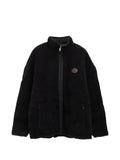 Willy Chavarria Willy logo-patch reversible fleece sport jacket