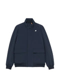 K-Way logo-patch ribbed-trim jacket