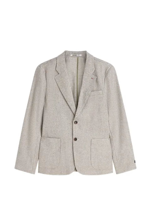Scotch & Soda notch-lapel single-breasted blazer