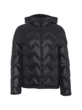 Peuterey chevron-quilted hooded jacket