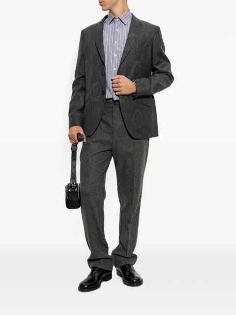 ETRO paisley-print wool blazer