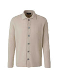 Gran Sasso ribbed-knit button-up sweater