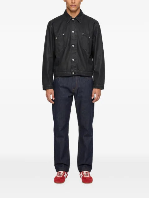 YMC Loft waxed-finish denim jacket