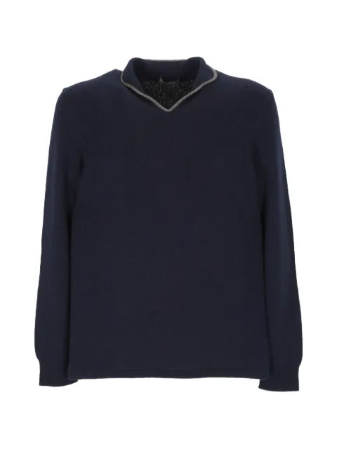 Sease Ellen Pull 2.0 contrast-trim polo-collar sweater