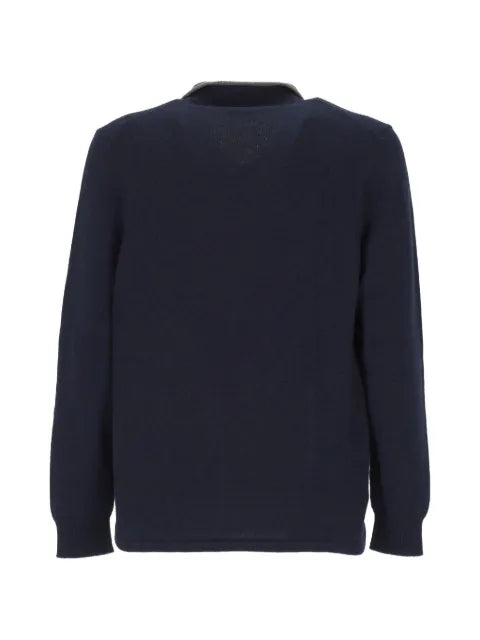 Sease Ellen Pull 2.0 contrast-trim polo-collar sweater