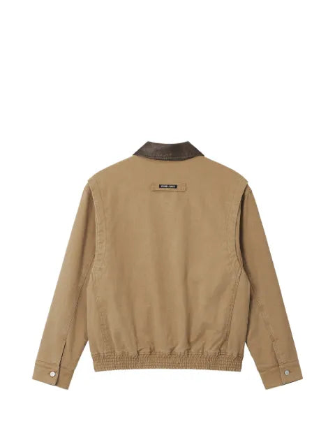 izzue logo-patch panelled jacket