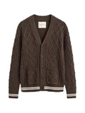 Gant cable-knit wool cardigan