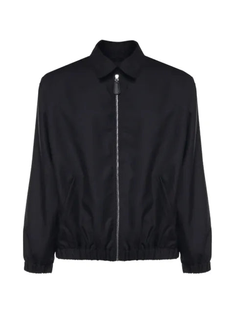 Giuliano Galiano Asher elasticated-trim zip-up jacket