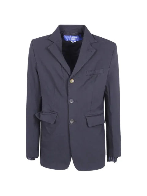 Junya Watanabe MAN herringbone-pattern single-breasted blazer