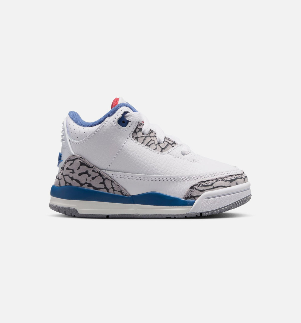 Air Jordan 3 Retro OG True Blue Infant Sneakers - White/Fire Red/True Blue