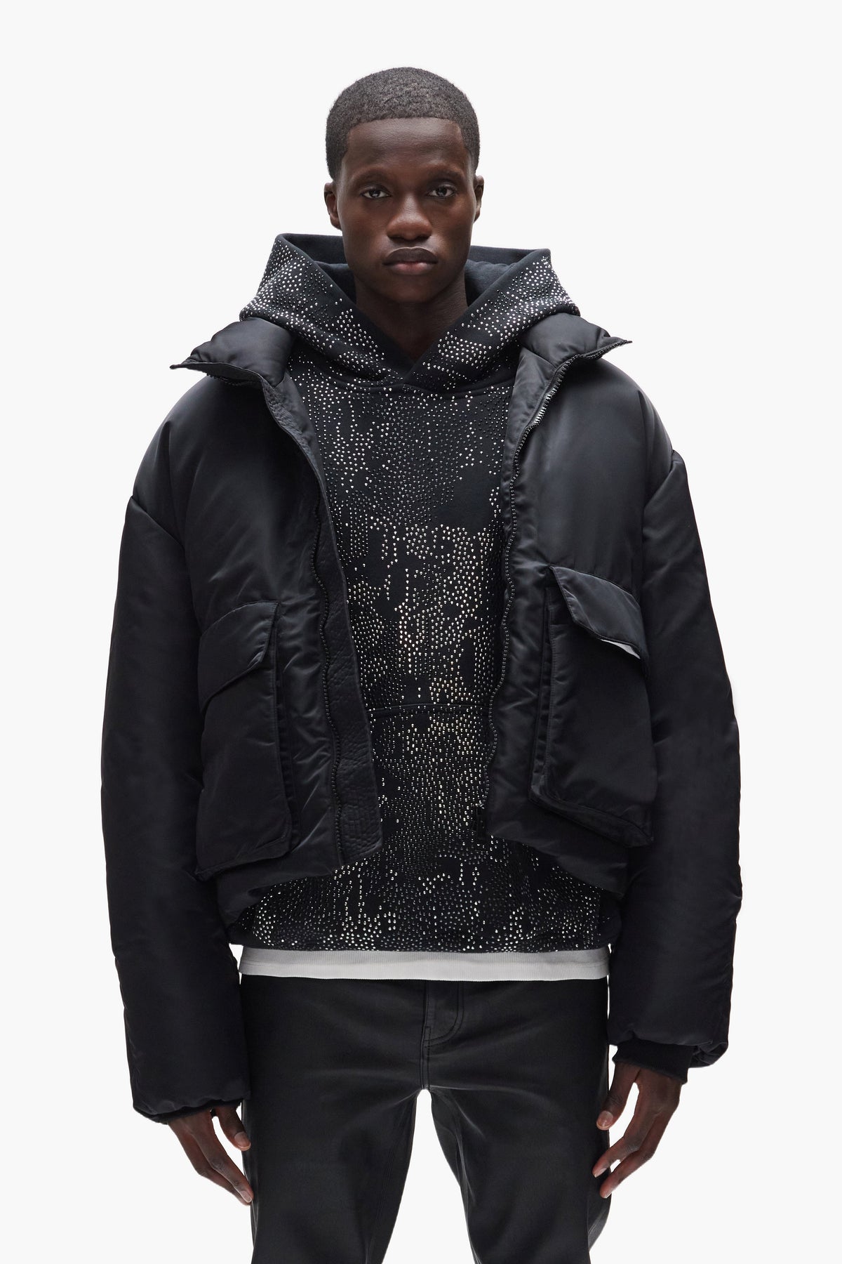 Twill Puffer Jacket