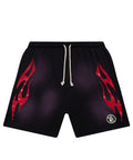 Hellstar Flame Shorts Purple