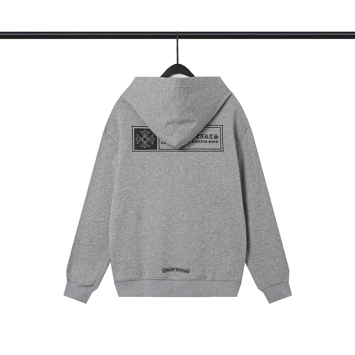 Chrome Heart Hoodie Crowe Hooded Sweater Cardigan Zip Long Sleeve Jacket