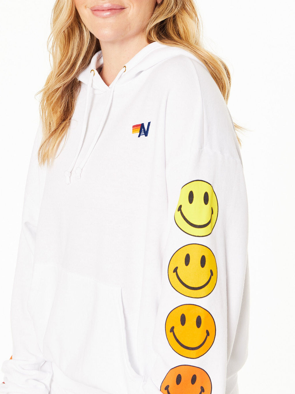 SMILEY SUNSET PULLOVER HOODIE