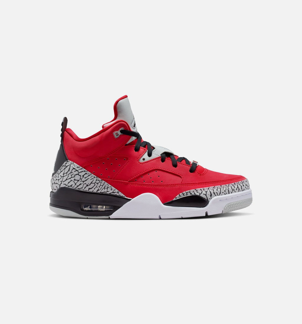 Son of Mars Low Men's Sneakers - Fire Red/Black/Grey Mist/White