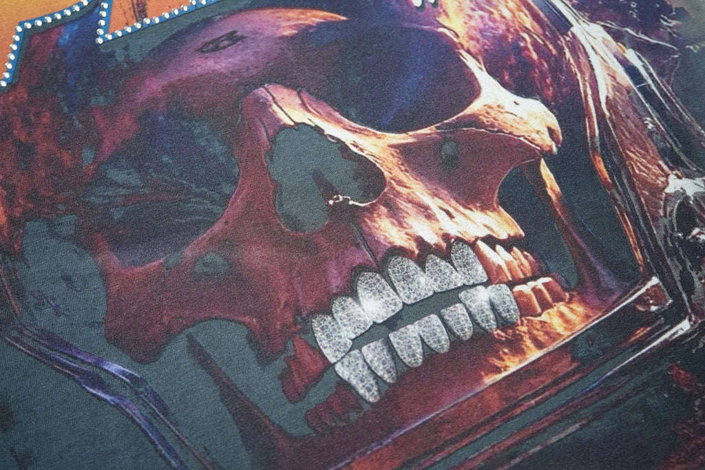 Rough Play Back 2 The Future Skull Graphic T-Shirt