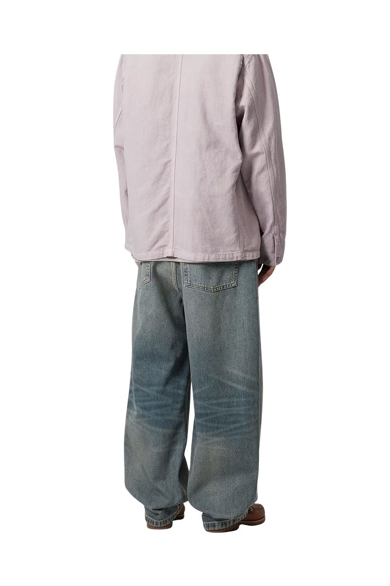 CARHARTT WIP BRANDON PANT Blue Worn Used Washed