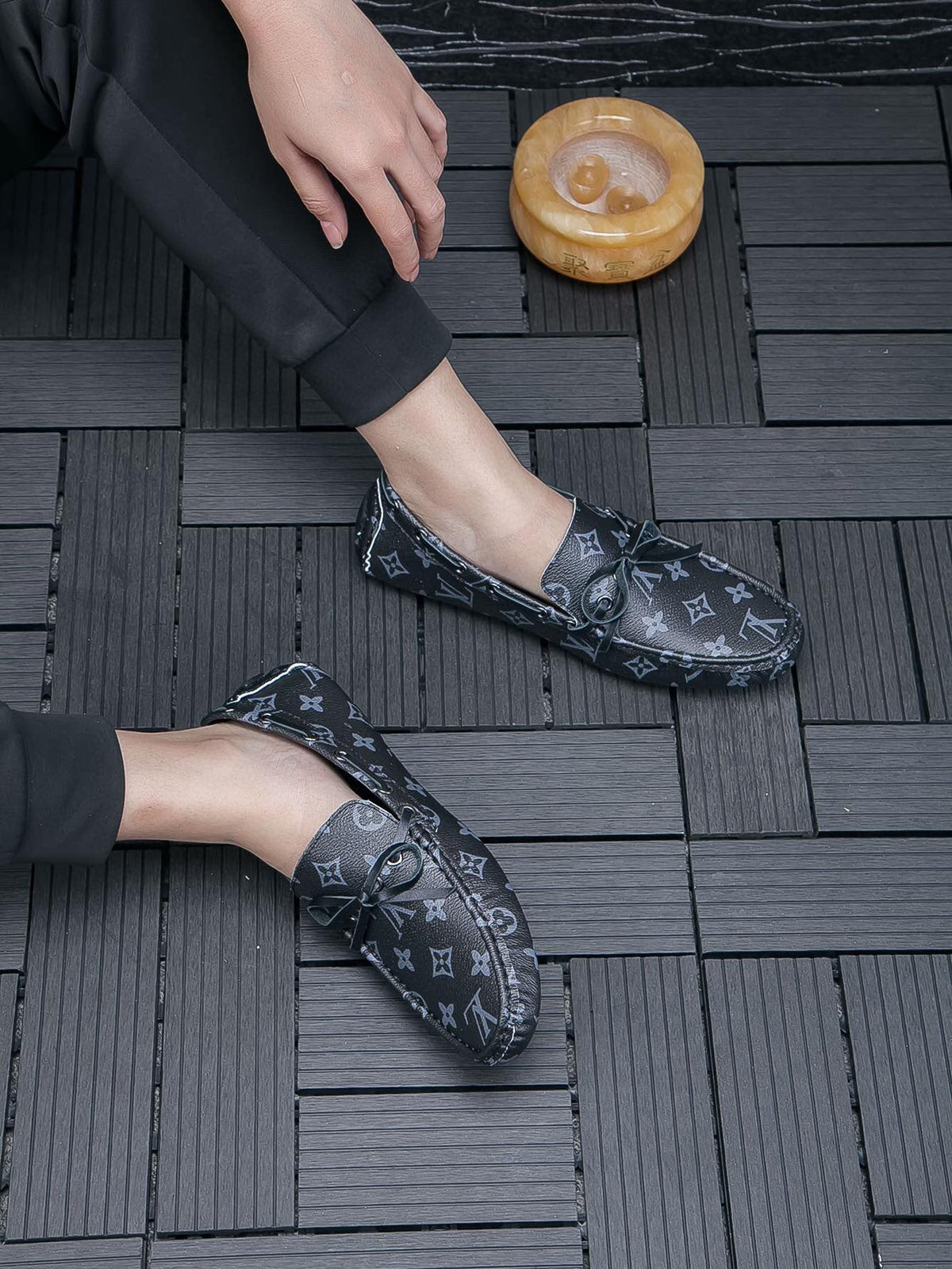 Louis Vuitton Men's Monogram Driving Loafers